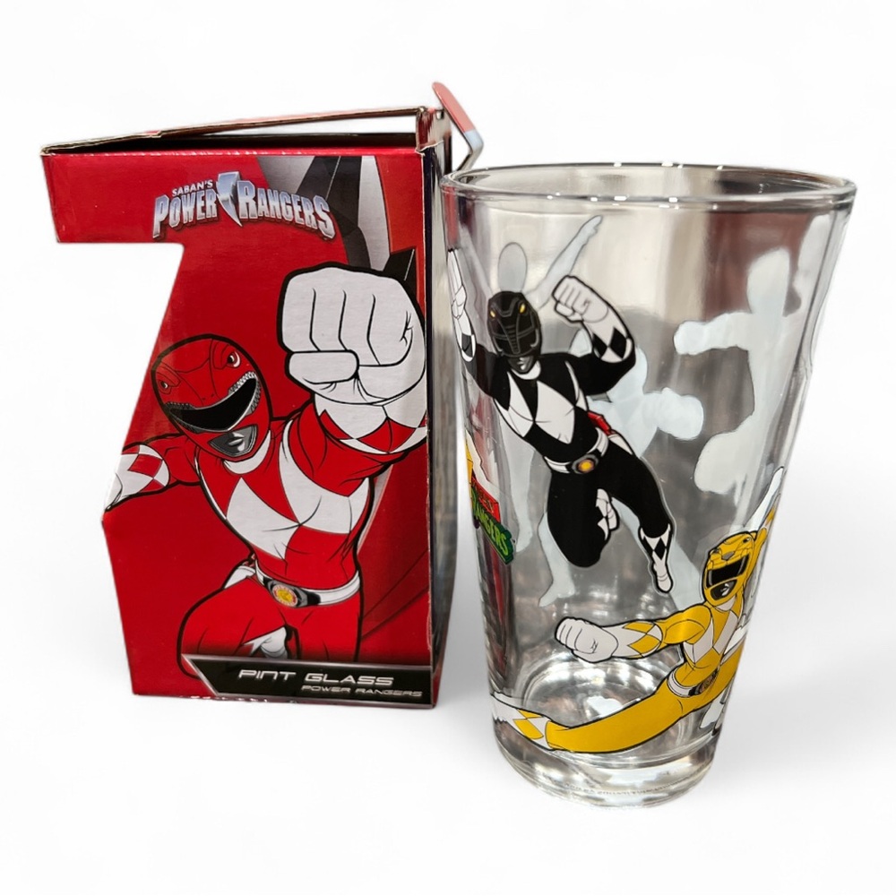 Power Rangers 2017 Pint Glass - Picture 2 of 3